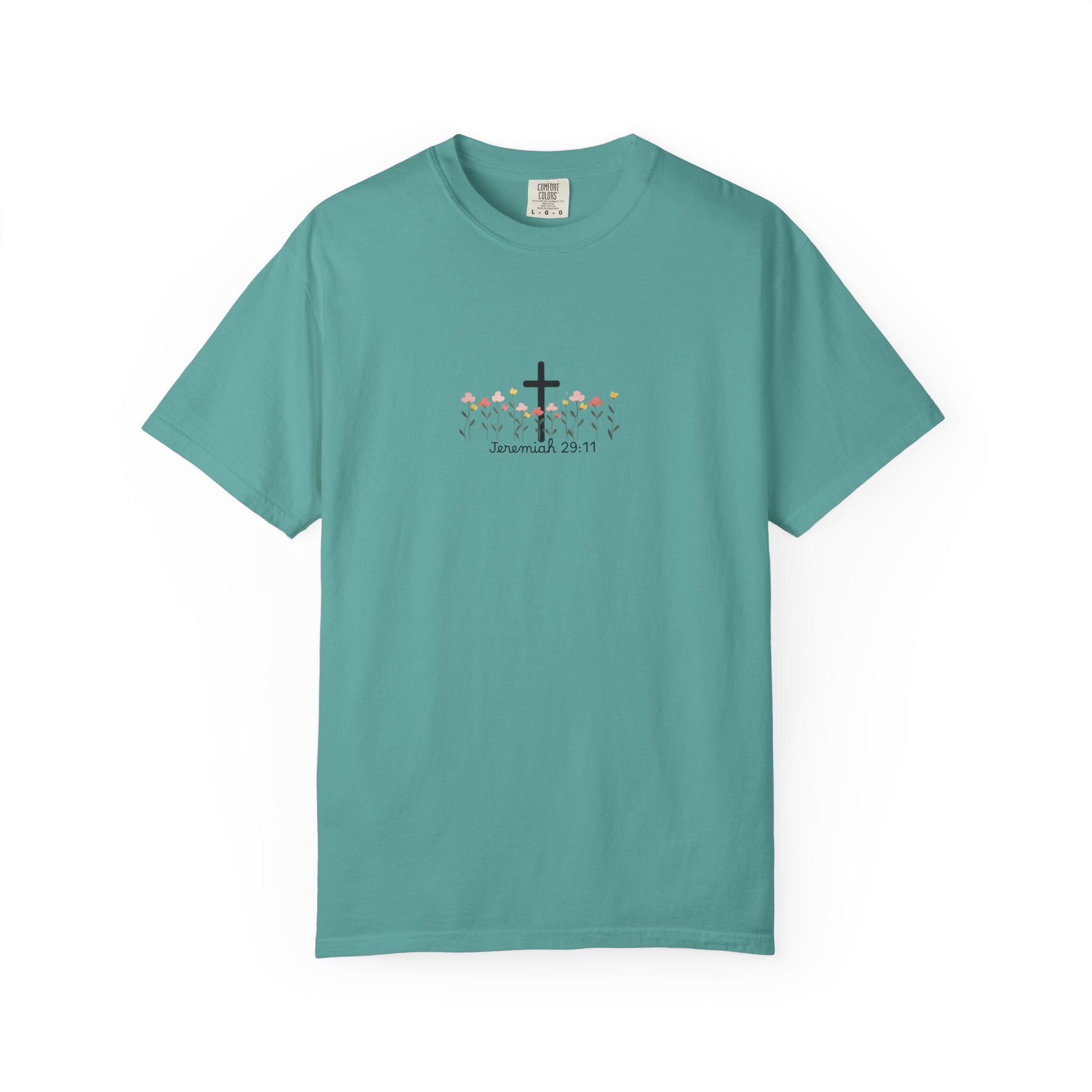 Jeremiah 29:11 Cross Floral T-Shirt