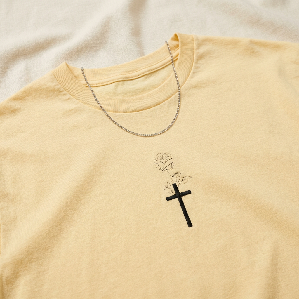 Cross & Rose Minimalist Tee