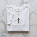 Jeremiah 29:11 Cross Floral T-Shirt
