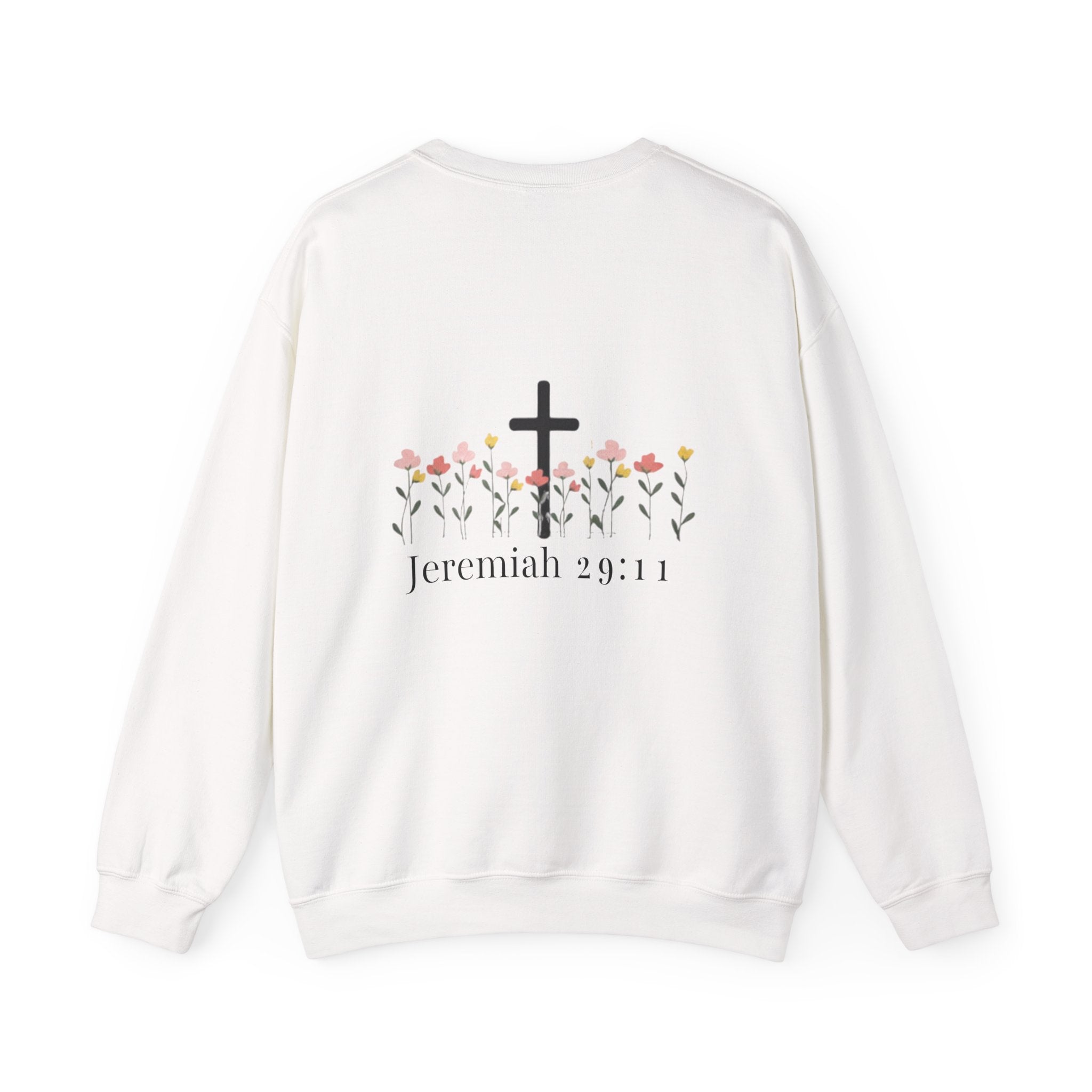 Jeremiah 29:11 Floral Cross Crewneck