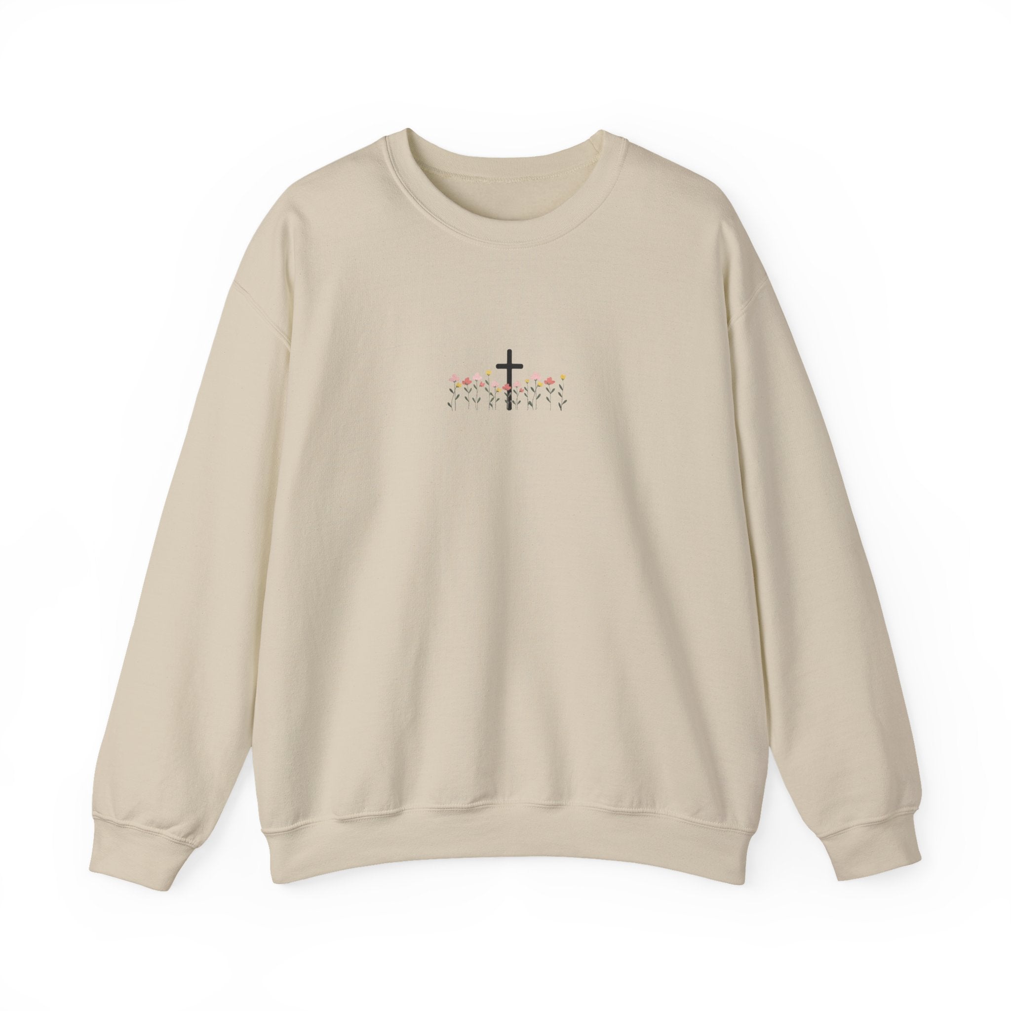 Jeremiah 29:11 Floral Cross Crewneck