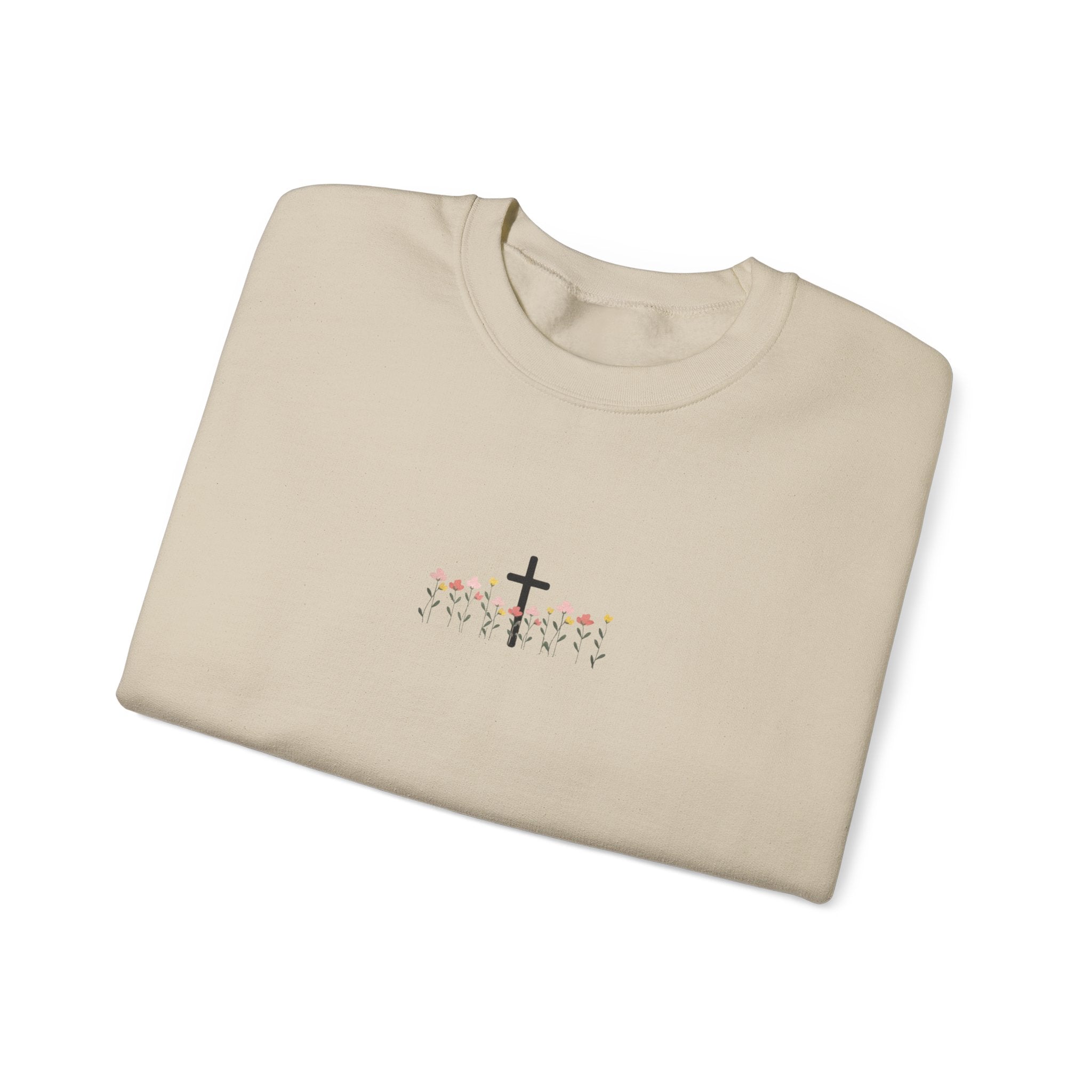 Jeremiah 29:11 Floral Cross Crewneck