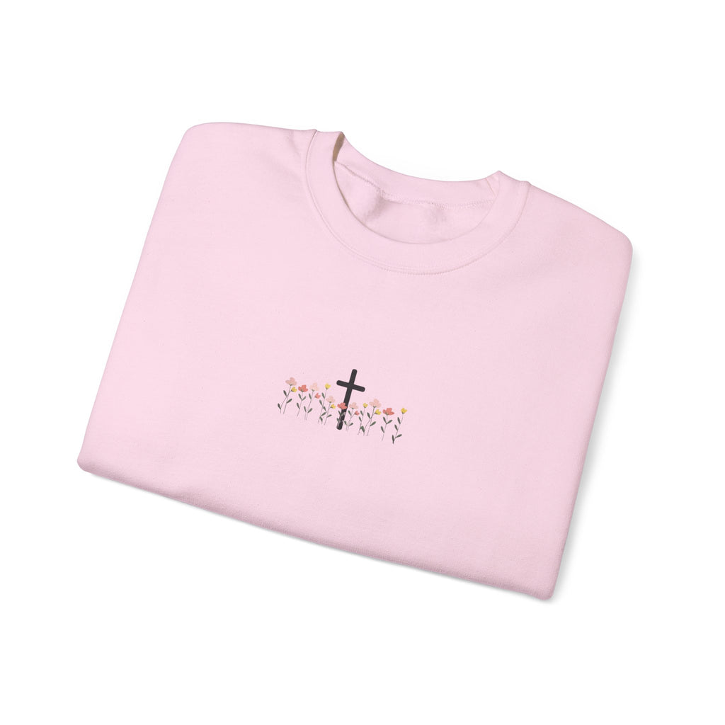 Jeremiah 29:11 Floral Cross Crewneck
