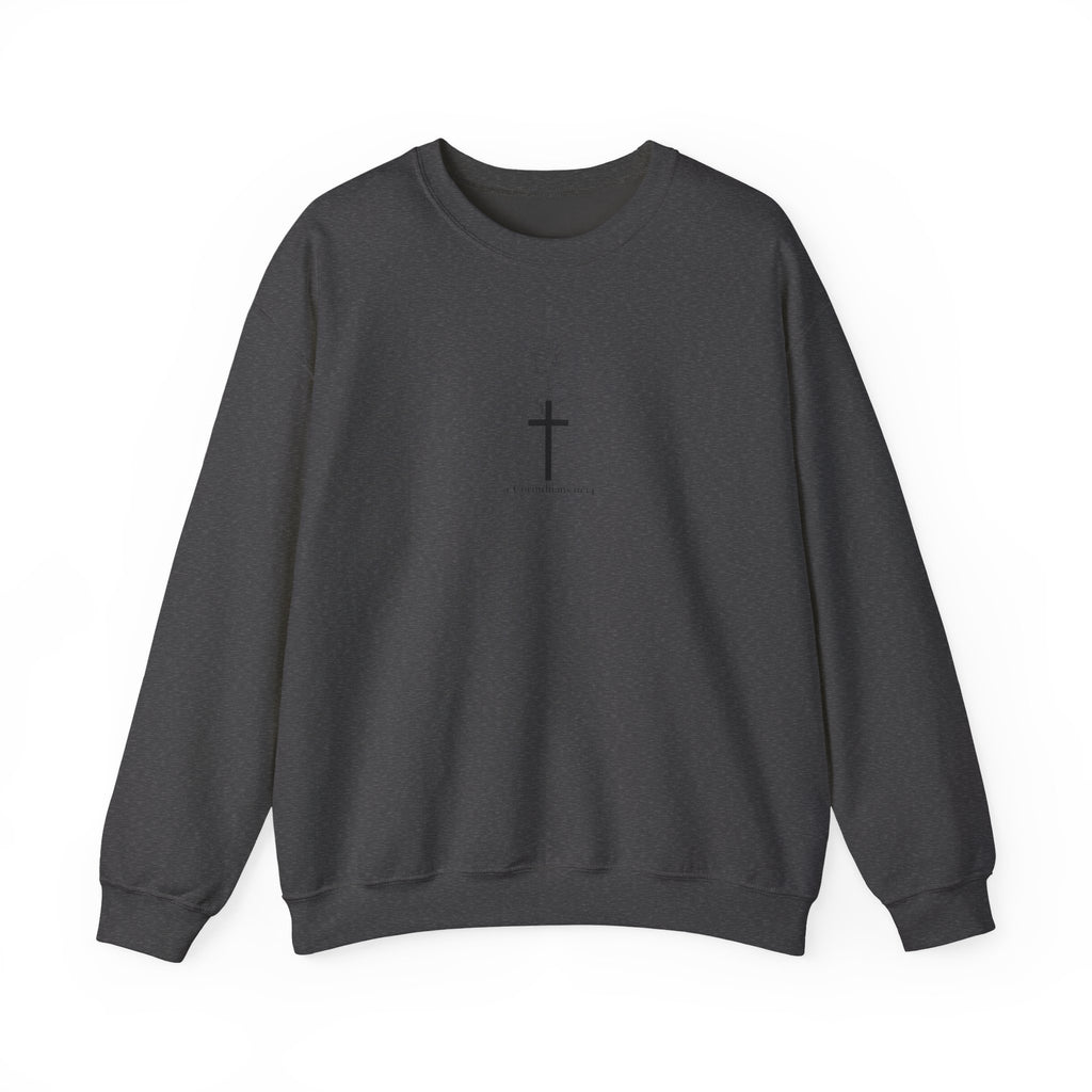 Floral Cross Crewneck Sweatshirt